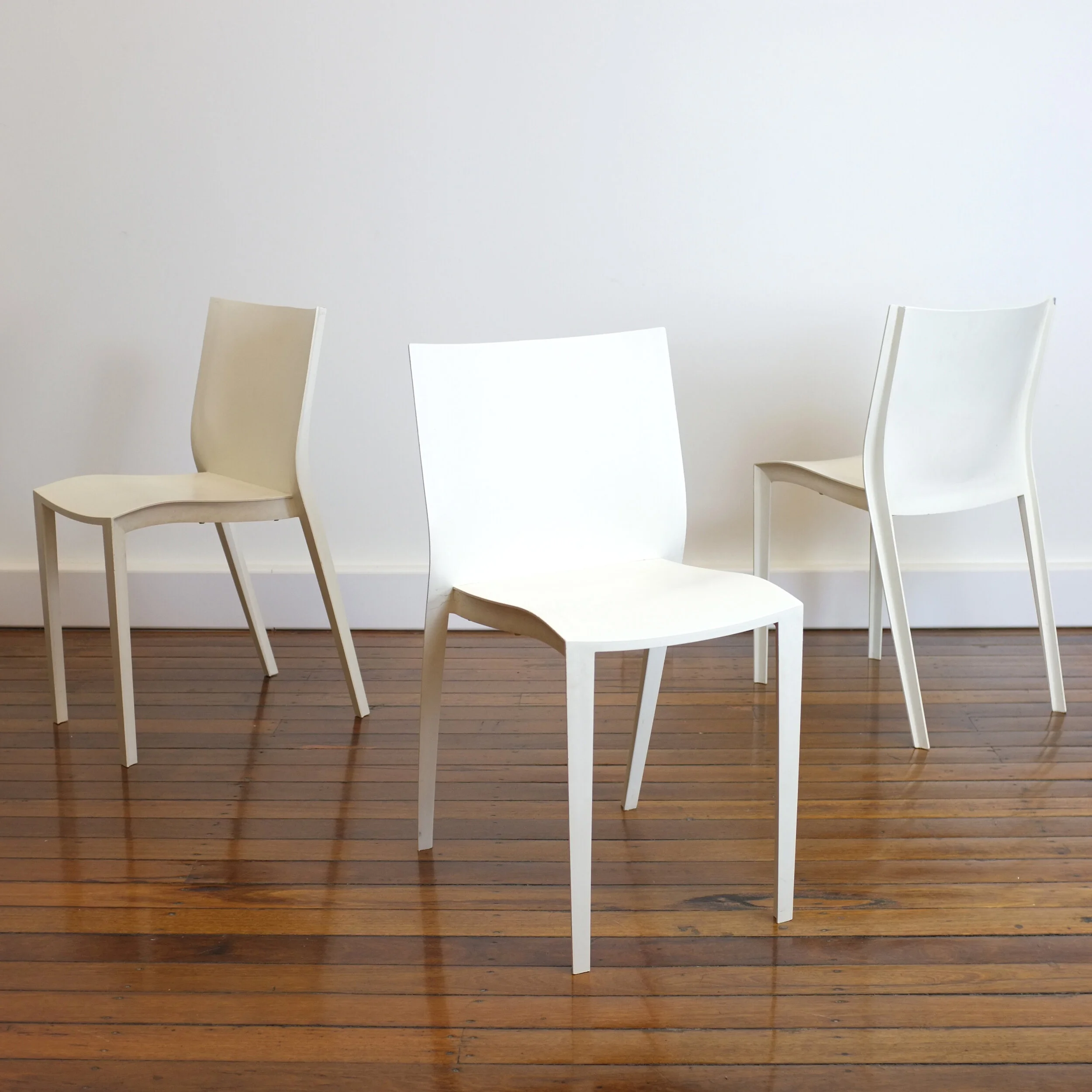 PHILIPPE STARCK チェア グレー SLICK SLICK Four Modern Philippe Starck Slick Slick Chairs at 1stDibs | slick